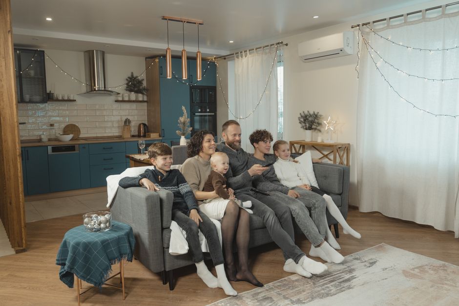 Family staying warm at home, representing the purpose of LIHEAP heating assistance