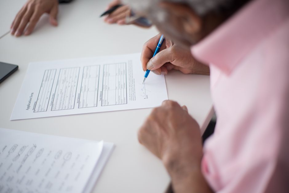Veteran applying for VA Aid and Attendance benefit at a regional office