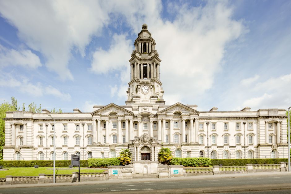 New York town hall building where local assessors process STAR applications