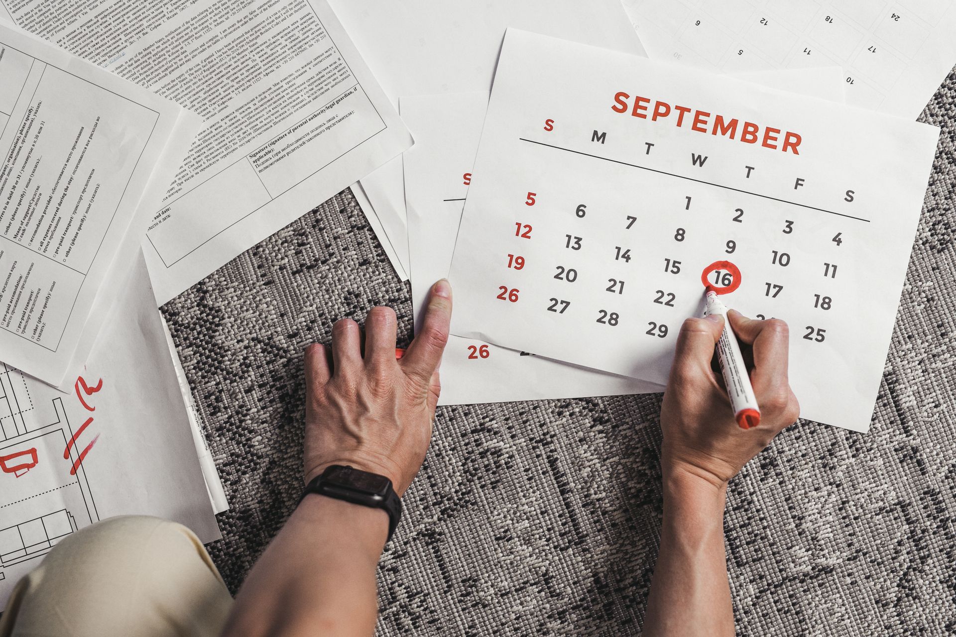Calendar showing October payment date for Alaska PFD