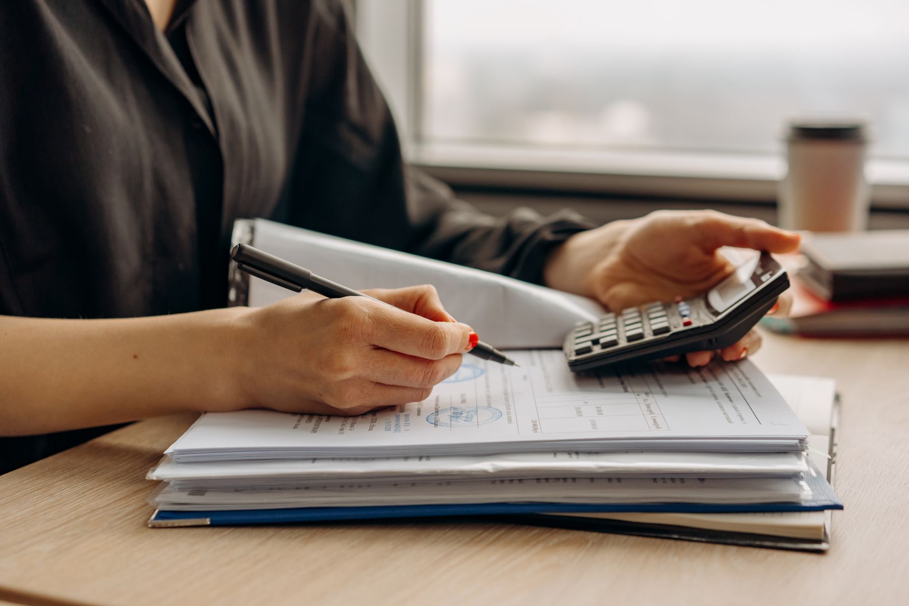 person calculating estimated Social Security disability benefit amount