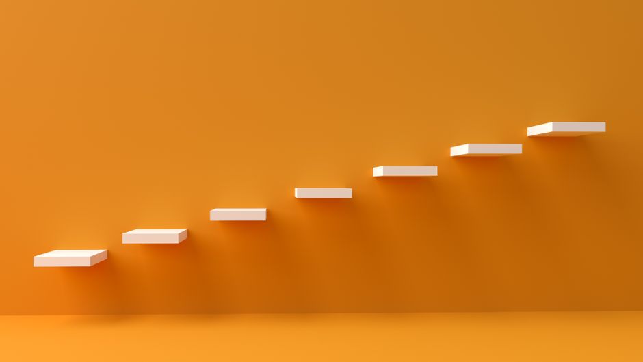 Diagram illustrating a CD ladder with staggered maturity dates