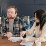 Senior Illinois homeowners reviewing property tax assessment paperwork